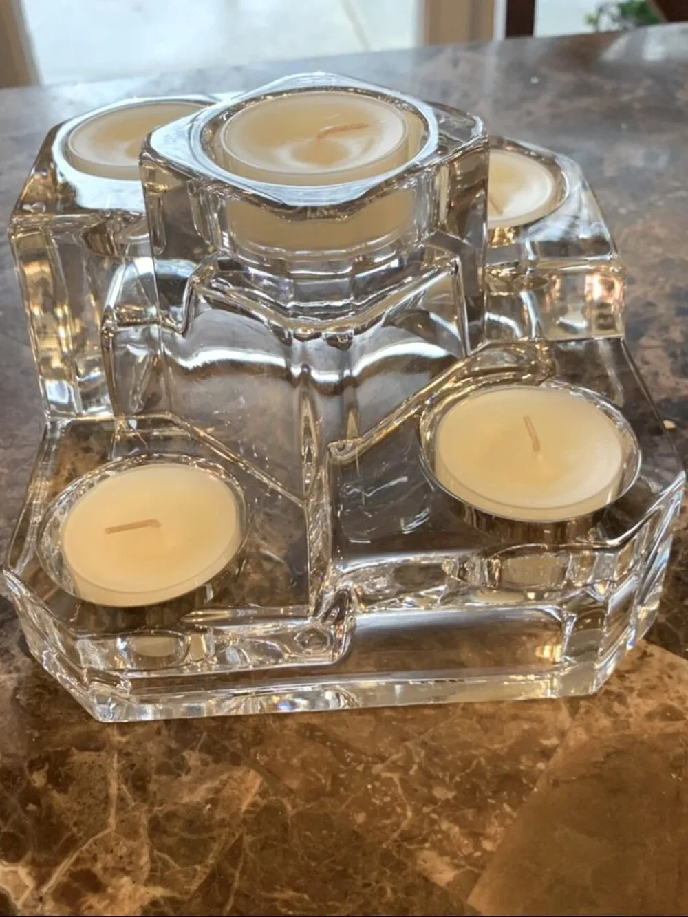 Partylite‎ Five Tier Crystal Castle Candle Holder